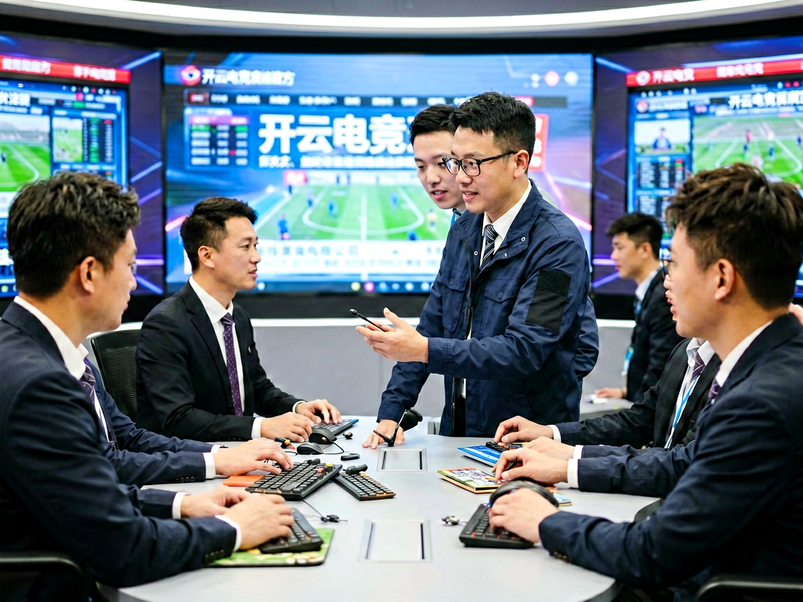 体育新闻采编现场，开云电竞体育资讯解决方案